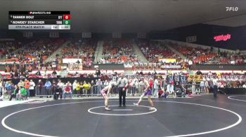 106 lbs 5th Place Match - Rowdey Starcher, Tonganoxie Hs vs Tanner Bolt, Santa Fe Trail Hs