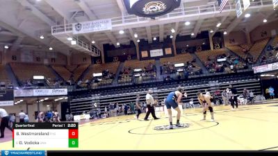 184 lbs Quarterfinal - Dylan Vodicka, Nebraska-Kearney vs Bryce Westmoreland, Fort Hays State