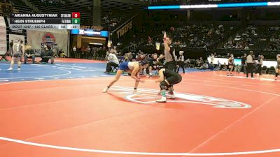 130 Class 1 lbs Cons. Semi - Heidi Struemph, Fatima vs Arianna Augustyniak, St. Charles West