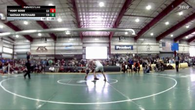 144 lbs 1st Place Match - Kody Goss, Elko vs Nathan Pritchard, Fernley