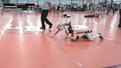 92 lbs Round 5 - 3:00pm Friday - Murdoch Jacobson, POWA vs Preston Dorn, PA Gold