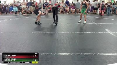 100 lbs Round 1 (4 Team) - Lucas Lanci, Pursuit WA vs Lucas Jones, Red Devil WC