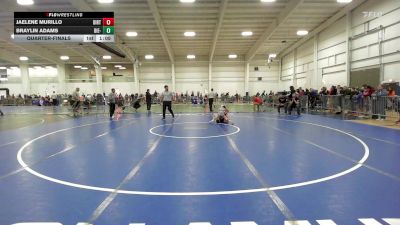 63 lbs Quarterfinal - Jaelene Murillo, Dirty Den WC vs Braylin Adams, Die-Hard WC