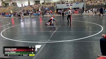 105 lbs Cons. Round 3 - Mason Crane, Halls Wrestling vs Colin Grone, Buccaneer Wrestling Club