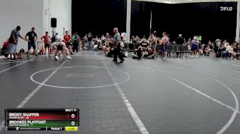 120 lbs Round 3 (8 Team) - Brody Shaffer, Killer Elite vs Brookes Platfoot, Dayton Bandits