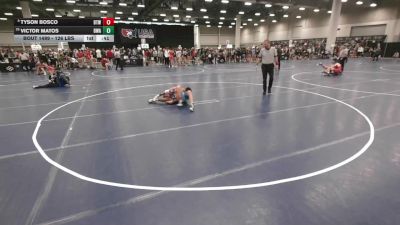 126 lbs Cons. Sub-rd Of 32 - Tyson Bosco, Burnett Trained Wrestling vs Victor Matos, Boneyard Wrestling Academy