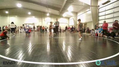 58 lbs Consi Of 4 - Barrett Vanzant, Bristow Elementary Wrestling Club vs Hadley-Glen Smith, Anno Youth Wresting