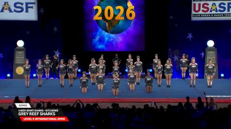 Cheer Sport Sharks - Kitchener - Grey Reef Sharks [2026 L5 International Open Semis] 2026 The Cheerleading Worlds