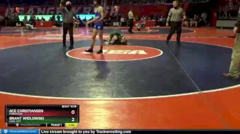 1 lbs Champ. Round 1 - Brant Widlowski, Coal City vs Ace Christiansen, Princeton