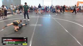 55 lbs Champ. Round 1 - Zane Tidwell, JET vs Denver Rowland, Team Tiger