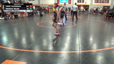 78 lbs Cons. Round 2 - Henry Kaldenberg, Iowa City Mat Pac vs Brantley Miller, Indee Mat Club