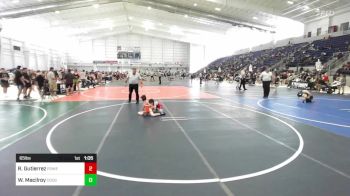 65 lbs Quarterfinal - Renee Antonio Gutierrez, Powerline WC vs Wyatt Macilroy, Cougar Club Wrestling