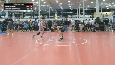 128 lbs Quarterfinal - Shane Young, Revival Pink - HSC vs Abramm Schaffer, Steller Trained Embo - HSC