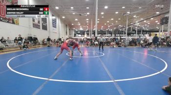 140 lbs Quarterfinal - Declan McDowell, Ruthless - HSC vs Ashten Haley, Homegrown Black - HSC