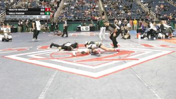 5A - 132 lbs Cons. Semi - Kelli Faison, Croatan vs Macyn Whitley, Dixon