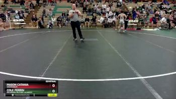 106 lbs Semifinal - Cole Perrin, Delaware Military Academy vs Mason Catania, Salesianum