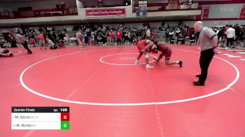 195 lbs Quarterfinal - Matthew Donis, Milford vs Matheus Binda, Whittier