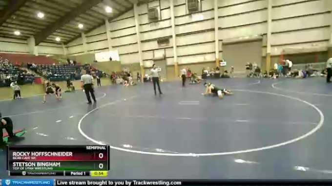 136 lbs Semifinal - Rocky Hoffschneider, Bear Cave WC vs Stetson ...