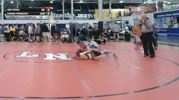 115 lbs Quarterfinal - Jon Tutku, VHW Blue - HSC vs Logan Forgatch, Scorpions - HSC
