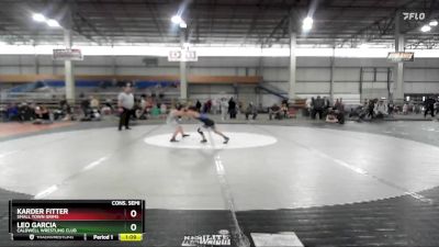 70 lbs Cons. Semi - Leo Garcia, Caldwell Wrestling Club vs Karder Fitter, Small Town Grims