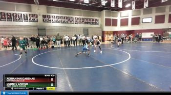 80 lbs Cons. Round 3 - Deonte Carter, West Jordan Jaguars vs Adrian Mascarenas, Roy Wrestling Club