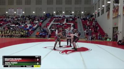 215 lbs Round 3 (16 Team) - Braxton Reaves, Hewitt-Trussville vs Taito Marsh, Sparkman