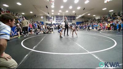 46 lbs Consi Of 4 - Gavino Camarillo, Clinton Youth Wrestling vs Steele Cook, Harrah Little League Wrestling