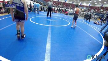 55 lbs Quarterfinal - Kasen Shouse, Cowboy Wrestling vs Ryker Williams, Harrah Little League Wrestling