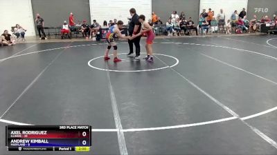 130 lbs Placement Matches (8 Team) - Axel Rodriguez, Illinois vs Andrew Kimball, Maryland