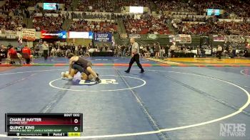 AA - 182 lbs Cons. Round 3 - Charlie Hayter, Billings West vs Quincy King, Missoula Big Sky / Loyola Sacred Heart