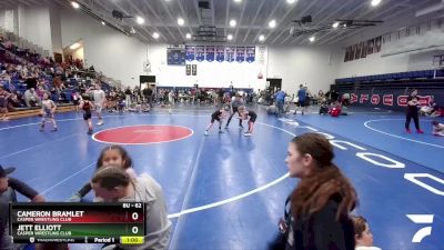 62 lbs Cons. Round 5 - Cameron Bramlet, Casper Wrestling Club vs Jett Elliott, Casper Wrestling Club