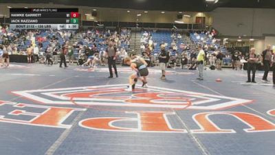 126 lbs Consi Of 128 #2 - Hawke Garrett, WI vs JAck Razzano, NY