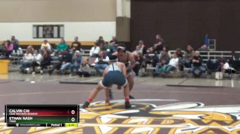 165 lbs 7th Place Match - Ethan Nash, Trine vs Calvin Cai, Case Western Reserve