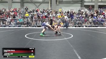 95 lbs Champ. Round 1 - Dalton Paul, Maize vs Justin Lee, Renegades