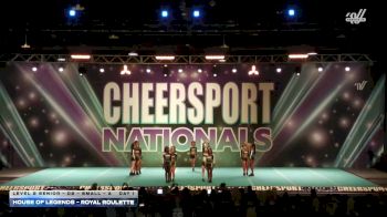 House of Legends - Royal Roulette [2026 L2 Senior - D2 - Small - A Day 1] 2026 CHEERSPORT National All Star Cheerleading Championship