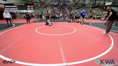 80 lbs Final - Joseph Kidwell, Raw Wrestling Club vs Ross Stegeman, Raw Wrestling Club