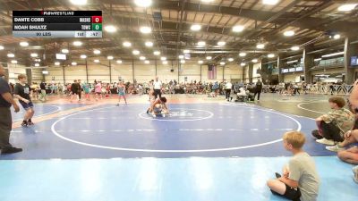 90 lbs Quarterfinal - Dante Cobb, Mat Assassins Black - MS vs Noah Shultz, TDWC Maniacs Blue - MS