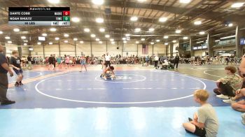 90 lbs Quarterfinal - Dante Cobb, Mat Assassins Black - MS vs Noah Shultz, TDWC Maniacs Blue - MS