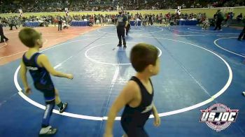 60 lbs Round Of 16 - Oxlee Dick, Enid Youth Wrestling Club vs Ross Stegeman, Tulsa Blue T Panthers