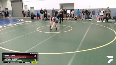 122 lbs Rr2 - Jayden Sherry, Interior Grappling Academy vs Nyah O`Neil, Alaska Battle Cats Wrestling Club