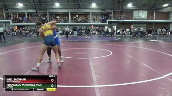 174 lbs Cons. Round 1 - Francisco Martinez-Morales, Luther vs Will Jackman, Augustana (IL)