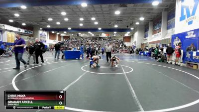 138 lbs Cons. Round 2 - Chris Maya, El Dorado HS (Placentia) vs Graham Arkell, Dana Hills