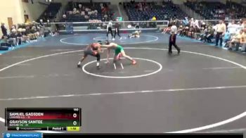 160 lbs Quarterfinals (8 Team) - Grayson Santee, Buford HS vs Samuel Gadsden, Lassiter H.S.