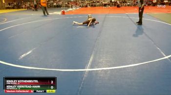 55 lbs Quarterfinals (8 Team) - Kinsley Kothenbeutel, Pine Island vs Kenley Kierstead-Hahn, Paynesville