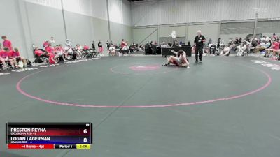 150 lbs Round 3 (8 Team) - Preston Reyna, Oklahoma Red vs Logan Lagerman, Kansas Red