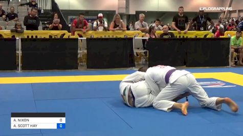 ALEXIS NIXON vs ANDREW SCOTT HAY 2019 World Master IBJJF Jiu-Jitsu Championship