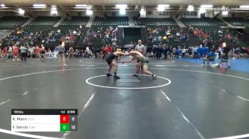 165 lbs Prelims - Kobryn Mann, Cloud County vs Fernando Servin, York College