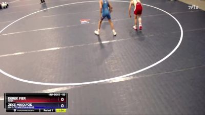 83 lbs 3rd Place Match - Derek Fier, THOR vs Zeke Mikolyzk, MN Elite Wrestling Club