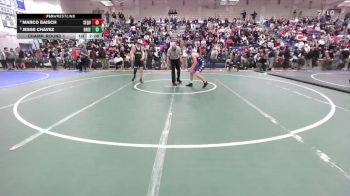 Boys 150 lbs Champ. Round 1 - Jesse Chavez, Greenfield Boys vs Marco Baisch, Sequoia&nbsp;Boys