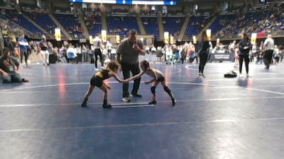 45 lbs Quarterfinal - Elliana Zimmerman, Highlands vs Gabriella Motko, Southern Columbia